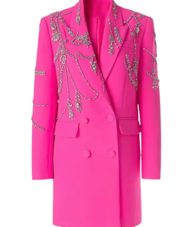 Rhinestone Blazer Dress